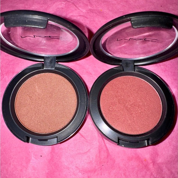 MAC Cosmetics Other - MAC M.A.C. Cosmetics Makeup Blush Lot - Format, Ambering Rose- Pls. Read